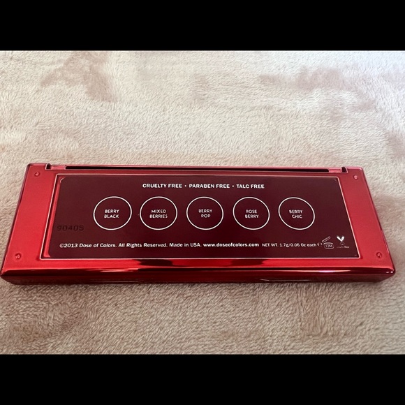 DOSE OF COLORS BLUSHING BERRIES EYESHADOW PALETTE - Picture 3 of 8